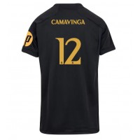 Billiga Real Madrid Eduardo Camavinga #12 Tredje fotbollskläder Dam 2023-24 Kortärmad